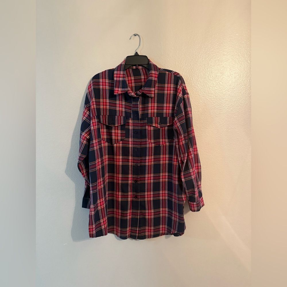 Misguided | Brushed Oversized Basic Check | 8/L - image 3